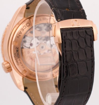 Omega Seamaster Planet Ocean 45 5mm Black 18k Gold 232 63 46 21 01 001 Watch Box