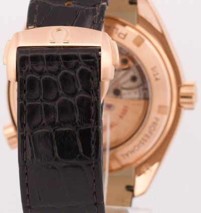 Omega Seamaster Planet Ocean 45 5mm Black 18k Gold 232 63 46 21 01 001 Watch Box