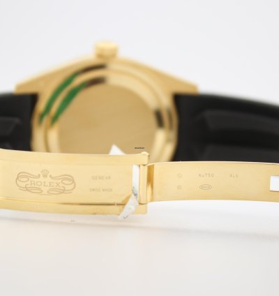 Rolex Sky-dweller 42mm 18k Yellow Gold Black Dial Oysterflex 326238