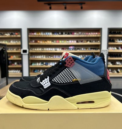 75302 Jordan 4 Retro Union Off Noir
