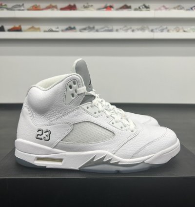 75583 Jordan 5 Retro Metallic White