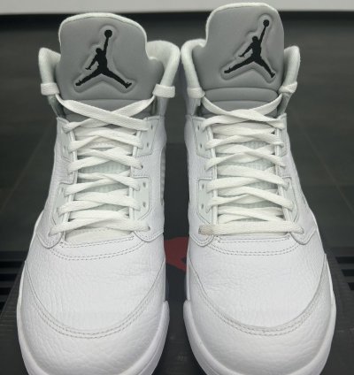 75583 Jordan 5 Retro Metallic White