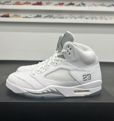 75583 Jordan 5 Retro Metallic White