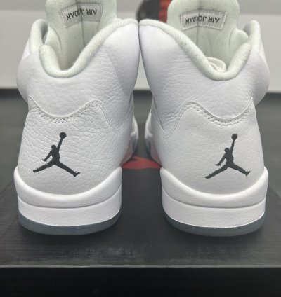 75583 Jordan 5 Retro Metallic White