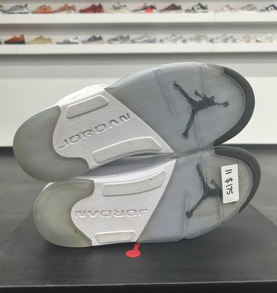 75583 Jordan 5 Retro Metallic White