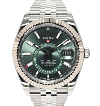 Rolex Sky-dweller 42mm 336934-0002 Mint Green Dial