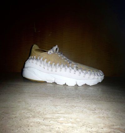 Air Footscape Woven Chukka Gold Light Orewood Suede Leather