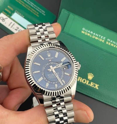 Rolex Sky-dweller 42mm Blue Dial