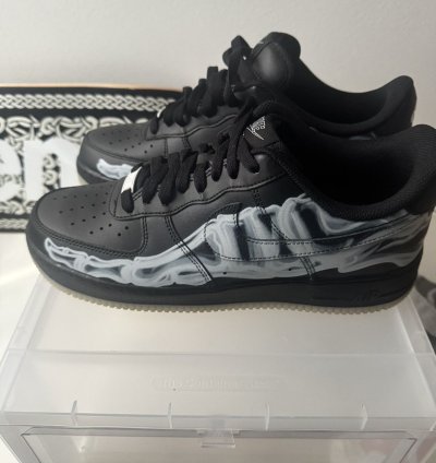 Air Force 1 Black Skeleton