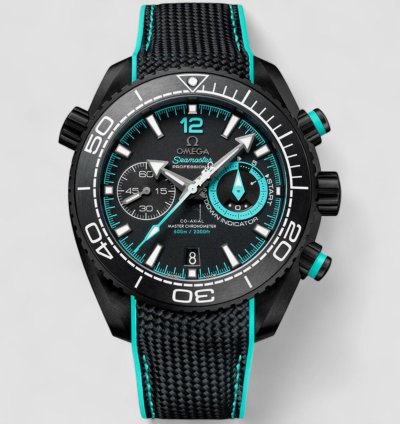 Omega Seamaster Planet Ocean Chronograph 600m Co-axial Master Chronometer Chronograph 45 5mm Mens Watch