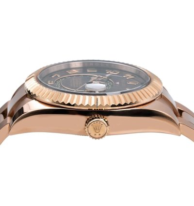 Rolex Sky-dweller 42mm Chocolate Dial Rose Gold