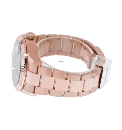 Rolex Sky-dweller 42mm Everose Gold Blue Index Dial Fluted Bezel 336935