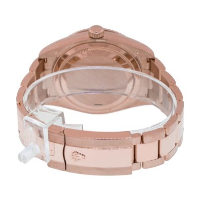 Rolex Sky-dweller 42mm Everose Gold Blue Index Dial Fluted Bezel 336935