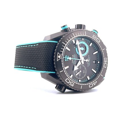 Omega Seamaster Planet Ocean Chronograph Entz Deep Black Nearly Unworn Full Set 2024