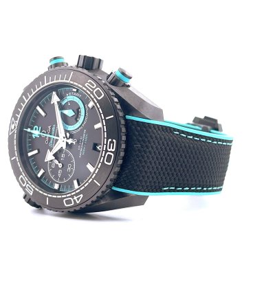 Omega Seamaster Planet Ocean Chronograph Entz Deep Black Nearly Unworn Full Set 2024