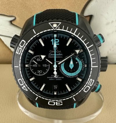 Omega Seamaster Planet Ocean Chronograph Etnz Deep Black 600m