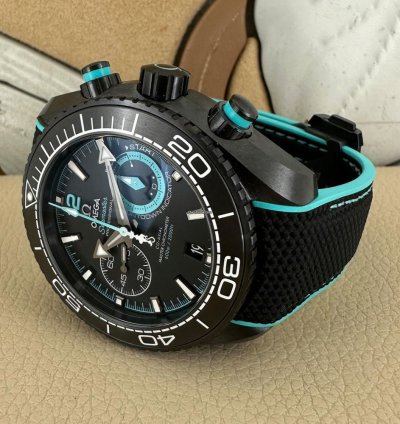 Omega Seamaster Planet Ocean Chronograph Etnz Deep Black 600m