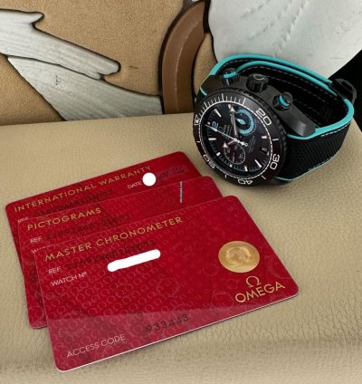 Omega Seamaster Planet Ocean Chronograph Etnz Deep Black 600m