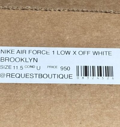 Air Force 1 Off-white Brooklyn