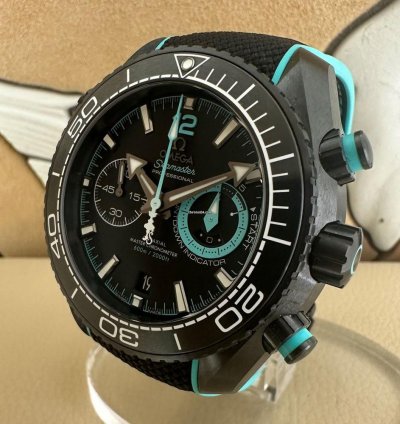 Omega Seamaster Planet Ocean Chronograph Etnz Deep Black 600m