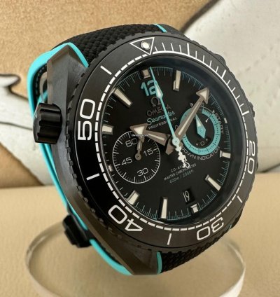 Omega Seamaster Planet Ocean Chronograph Etnz Deep Black 600m