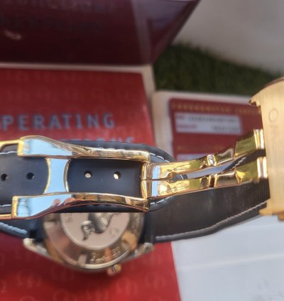 Omega Seamaster Planet Ocean Chronograph Rose Gold Original Box