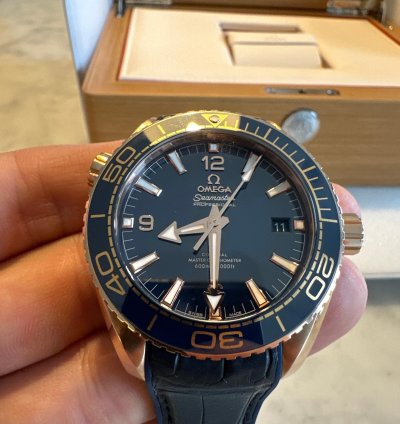Omega Seamaster Planet Ocean Purchased In 2024 At Omega Headquarters Switzerland