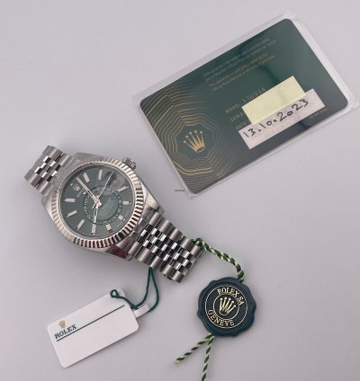 Rolex Sky-dweller 42mm Green Dial