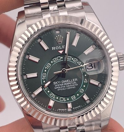 Rolex Sky-dweller 42mm Green Dial