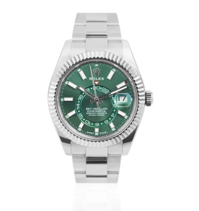 Rolex Sky-dweller 42mm Green Dial Ref 336934 - Full Set - 2024 - Unworn