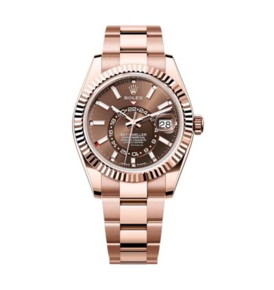 Rolex Sky-dweller 42mm Rose Gold 326935 Chocolate Dial 2023