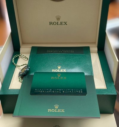 Rolex Sky-dweller 42mm Rose Gold Chocolate Stick Dial Oyster 326935