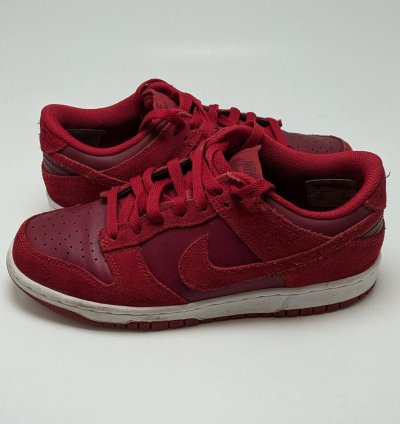 Youth Nike Sb Dunk Low Top Gs Gym Red Running Shoes Size 6y