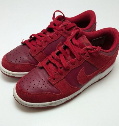 Youth Nike Sb Dunk Low Top Gs Gym Red Running Shoes Size 6y