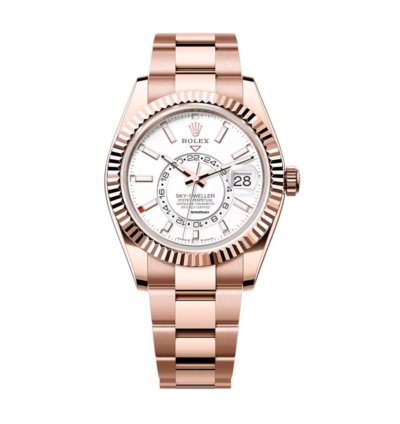 Rolex Sky-dweller 42mm Rose Gold White Dial 336935 New 2024