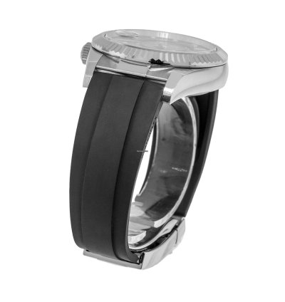 Rolex Sky-dweller 42mm White Gold Black Index Dial Fluted Bezel 336239