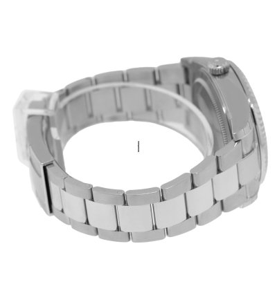 Rolex Sky-dweller 42mm White Gold Steel Blue Index Dial Fluted Bezel 336934