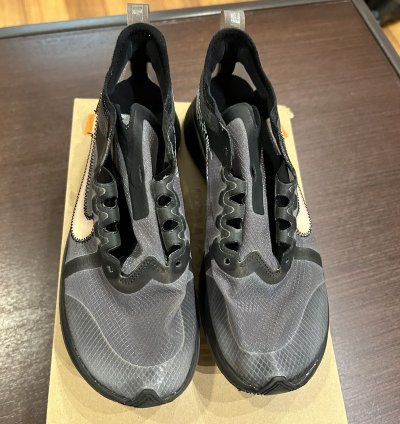 Zoom Fly Off White Black Silver