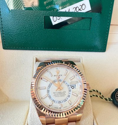 Rolex Sky-dweller Aus Sammlung Mit 2 Zus Tzlichen Bandelementen