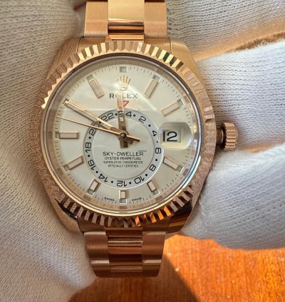 Rolex Sky-dweller Aus Sammlung Mit 2 Zus Tzlichen Bandelementen