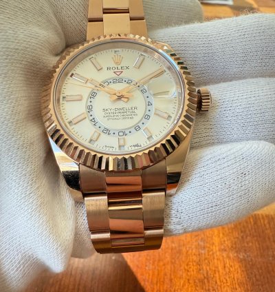 Rolex Sky-dweller Aus Sammlung Mit 2 Zus Tzlichen Bandelementen