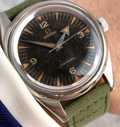 Omega Seamaster Railmaster Broad Arrow Seamaster Railmaster 2914 Vintage Paf Pakistani Airforce Chocolate Dial Extract 2914