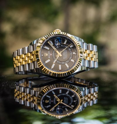 Rolex Sky-dweller Black Dial - Two Tone Jubilee
