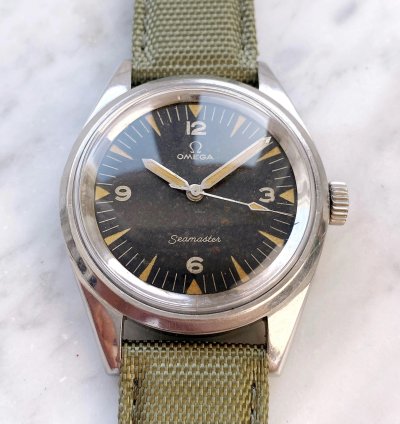 Omega Seamaster Railmaster Extrem Seltene Seamaster Railmaster Paf Tropical Dial 135004 Extract Pakistan Air Force 135 004