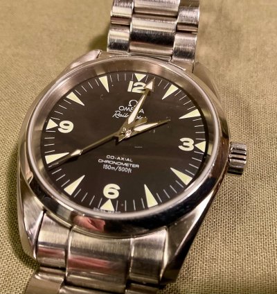 Omega Seamaster Railmaster Midsize Aqua Terra Seamaster Rare 36mm Omega Railmaster 2504 Full Set 1 In The Uk