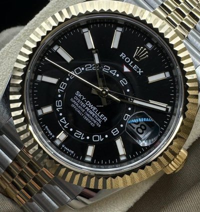 Rolex Sky-dweller Black Dial Unworn