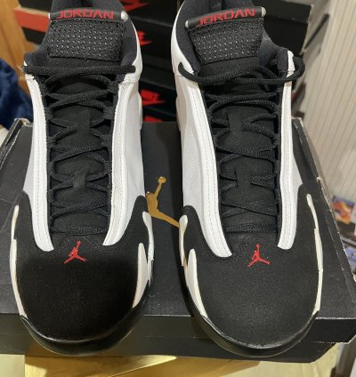 Air Jordan 14 Black Toe 2014 Size 12