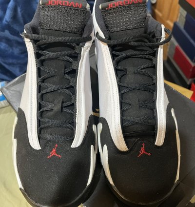 Air Jordan 14 Black Toe 2014 Size 12