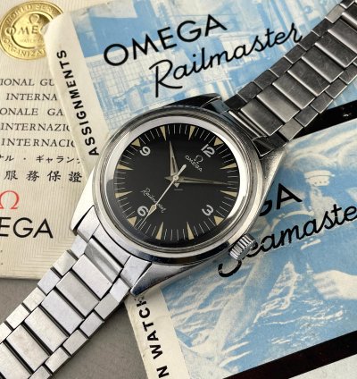 Omega Seamaster Railmaster Ref 135004-63 Original Certificate 7912 Flatlink No 6 Endlinks