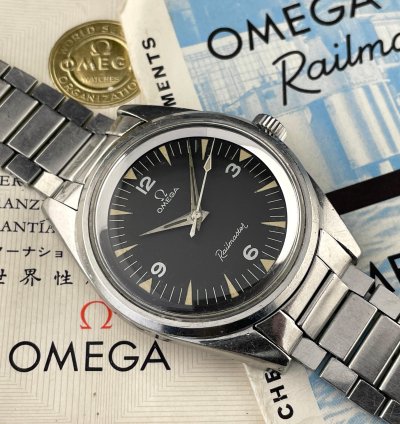 Omega Seamaster Railmaster Ref 135004-63 Original Certificate 7912 Flatlink No 6 Endlinks